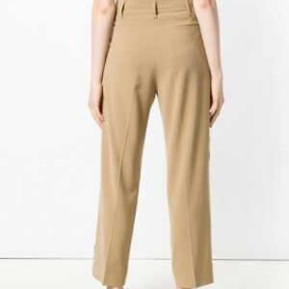 Forte Forte tuxedo stripe wool blend extra high rise pants Sz 00 Made in Italy - Picture 2 of 6